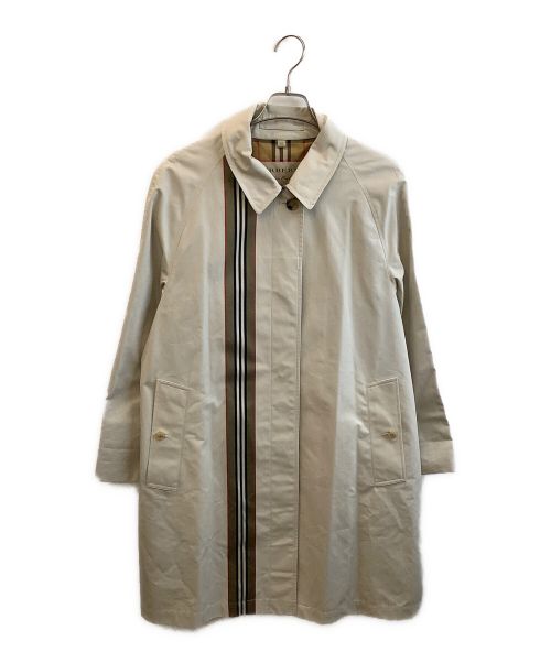 BURBERRY（バーバリー）BURBERRY (バーバリー) Heritage Ribbon Cotton Gabardine Car Coat ベージュ サイズ:UK8の古着・服飾アイテム