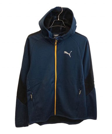 【中古・古着通販】PUMA (プーマ) ジップパーカー ネイビー サイズ