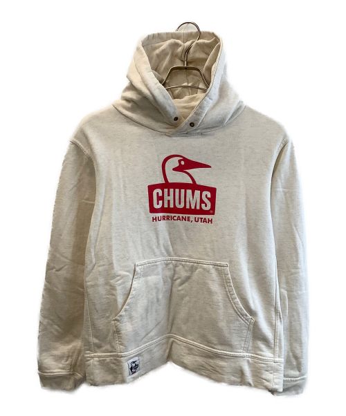 CHUMS（チャムス）CHUMS (チャムス) ブービーフェイス プルオーバーパーカー アイボリー サイズ:Lの古着・服飾アイテム