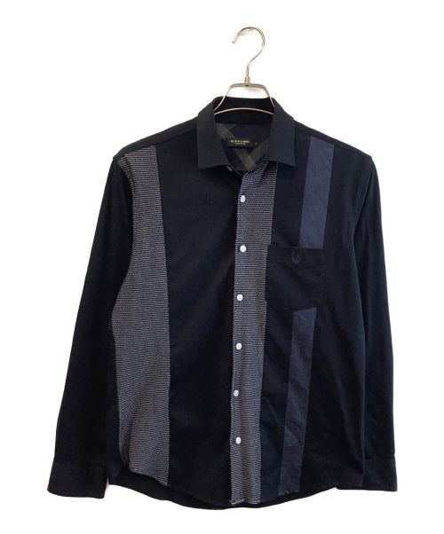 BURBERRY BLACK LABEL（バーバリーブラックレーベル）BURBERRY BLACK LABEL (バーバリーブラックレーベル) 長袖シャツ ネイビー サイズ:Mの古着・服飾アイテム