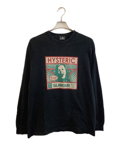 Hysteric Glamour（ヒステリックグラマー）Hysteric Glamour (ヒステリックグラマー) 長袖Tシャツ ブラック サイズ:Lの古着・服飾アイテム