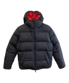 MONCLER（モンクレール）の古着「リバーシブルダウンジャケット」｜ブラック×レッド