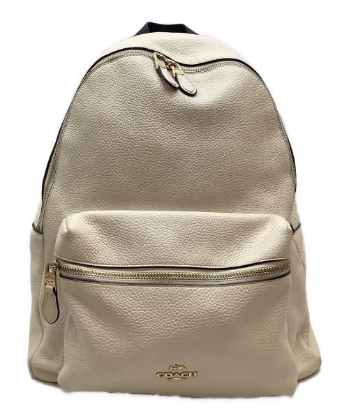 COACH（コーチ）COACH (コーチ) リュック ホワイトの古着・服飾アイテム