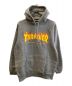 THRASHER（スラッシャー）の古着「プルオーバーパーカー」｜グレー