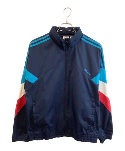 adidas（アディダス）adidas (アディダス) ナイロンジャケット ネイビー サイズ:Lの古着・服飾アイテム