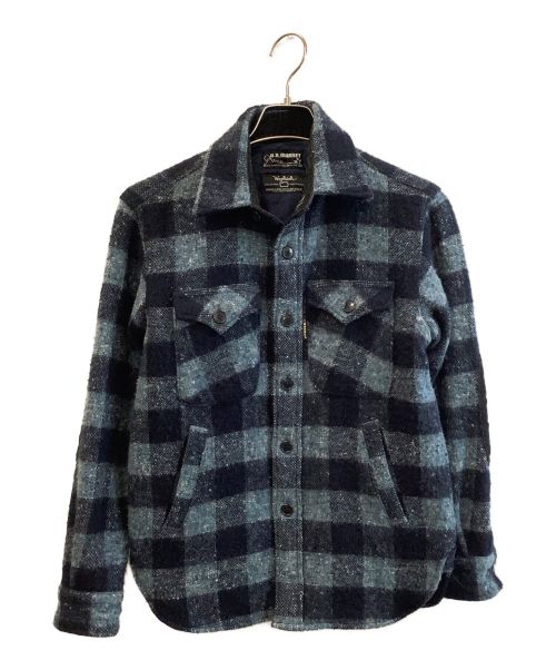 H.R.MARKET（ハリウッドランチマーケッド）H.R.MARKET (ハリウッドランチマーケッド) WOOLRICH (ウールリッチ) ウールジャケット ネイビー サイズ:1の古着・服飾アイテム