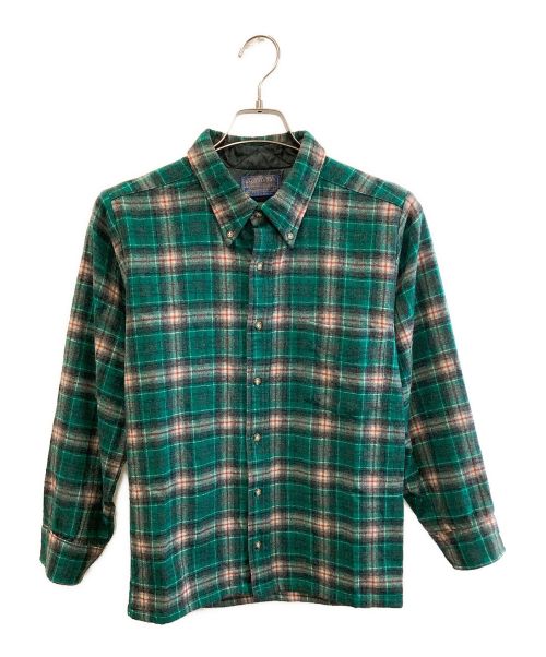 PENDLETON（ペンドルトン）PENDLETON (ペンドルトン) ボタンダウンシャツ グリーン サイズ:XLの古着・服飾アイテム