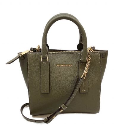 中古・古着通販】MICHAEL KORS (マイケルコース) 2WAYバッグ カーキ