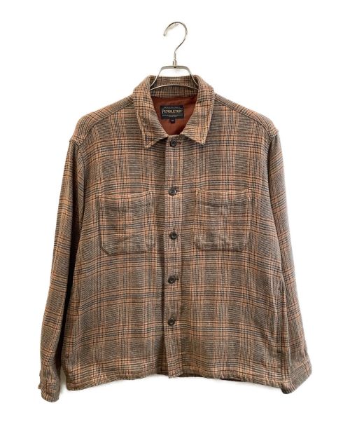 PENDLETON（ペンドルトン）PENDLETON (ペンドルトン) シャツジャケット ブラウン サイズ:Mの古着・服飾アイテム