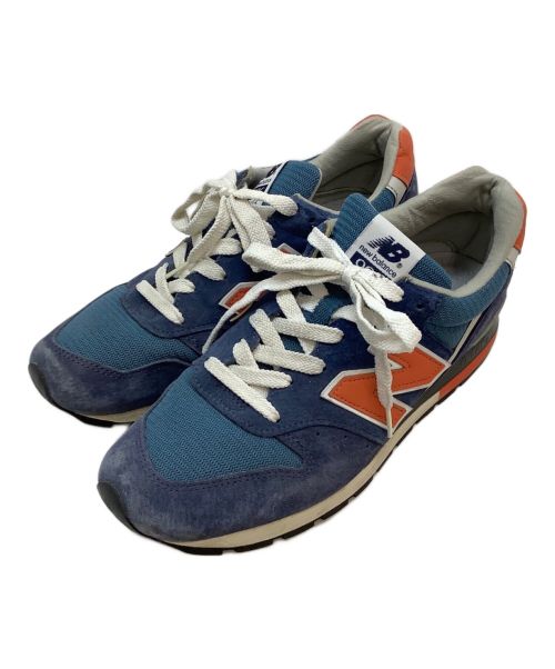 NEW BALANCE（ニューバランス）NEW BALANCE (ニューバランス) スニーカー ブルー×オレンジ サイズ:26.5の古着・服飾アイテム