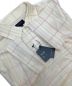 中古・古着 BURBERRY GOLF (バーバリーゴルフ) ポロシャツ ホワイト サイズ:M：3980円