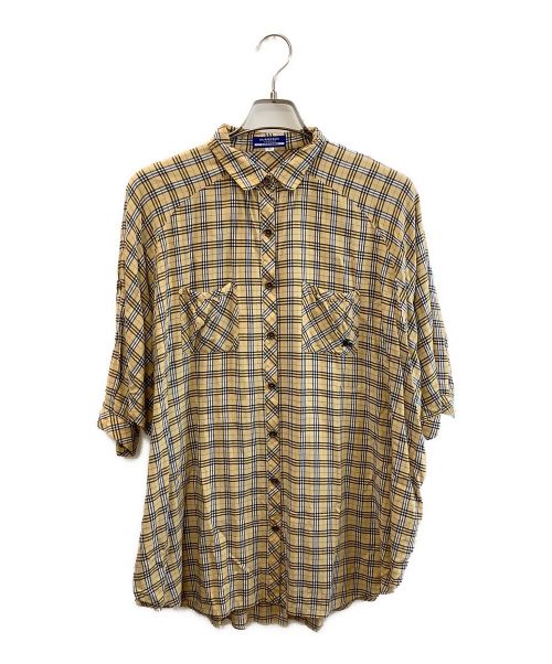 BURBERRY BLUE LABEL（バーバリーブルーレーベル）BURBERRY BLUE LABEL (バーバリーブルーレーベル) シャツ イエロー サイズ:38の古着・服飾アイテム