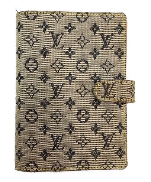 LOUIS VUITTON（ルイ ヴィトン）LOUIS VUITTON (ルイ ヴィトン) 手帳カバー グレー×ネイビーの古着・服飾アイテム