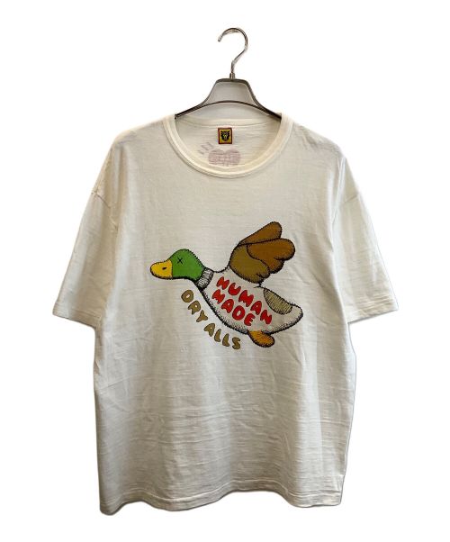 HUMAN MADE（ヒューマンメイド）HUMAN MADE (ヒューマンメイド) 半袖Tシャツ ホワイト サイズ:2XLの古着・服飾アイテム