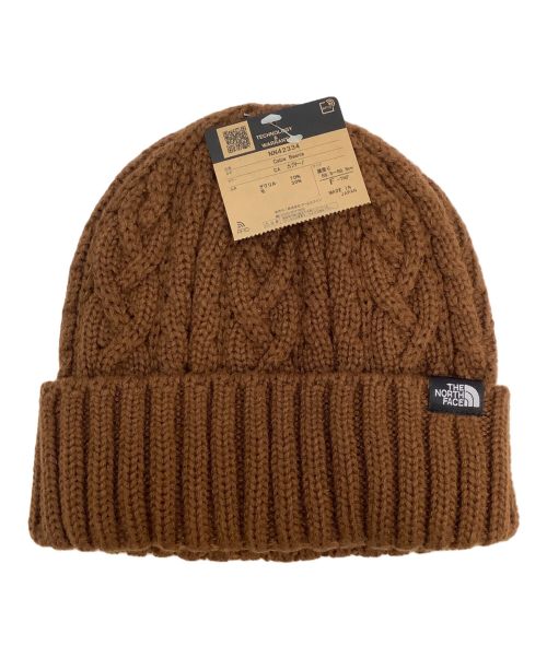 THE NORTH FACE（ザ ノース フェイス）THE NORTH FACE (ザ ノース フェイス) CABLE BEANIE ブラウン サイズ:F 未使用品の古着・服飾アイテム