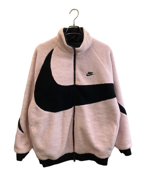 NIKE（ナイキ）NIKE (ナイキ) BIG SWOOSH BOA JACKET ピンク サイズ:XXLの古着・服飾アイテム