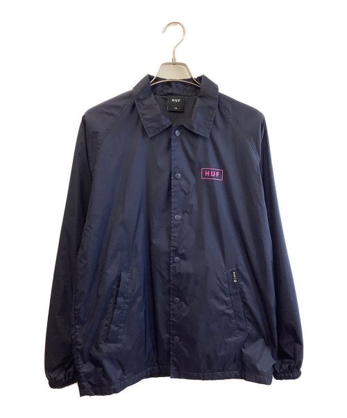 HUF（ハフ）HUF (ハフ) コーチジャケット ネイビー サイズ:Mの古着・服飾アイテム