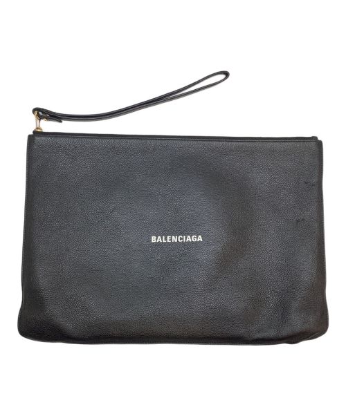 BALENCIAGA（バレンシアガ）BALENCIAGA (バレンシアガ) クラッチバッグ ブラックの古着・服飾アイテム