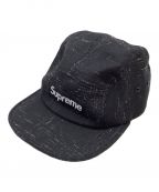 SUPREMEシュプリーム）の古着「Broken Tweed Camp Cap」｜ブラック