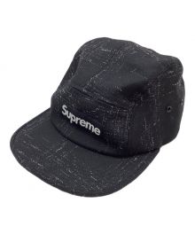 SUPREME（シュプリーム）の古着「Broken Tweed Camp Cap」｜ブラック