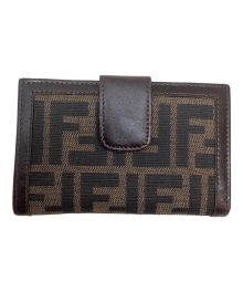 FENDI（フェンディ）の古着「2つ折り財布」｜ブラウン