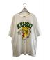 KENZO（ケンゾー）の古着「'Varsity Jungle' タイガー オーバー サイズ Tシャツ」｜ホワイト