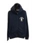 A BATHING APE（アベイシングエイプ）の古着「College Relaxed Fit Full Zip Hoodie」｜ネイビー