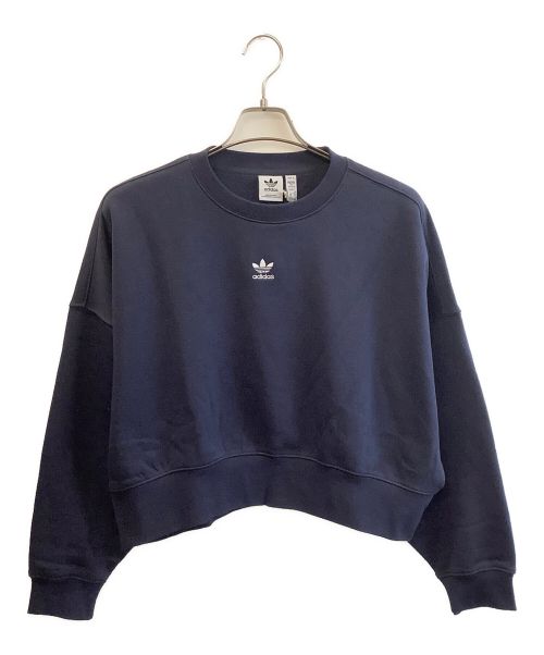 adidas（アディダス）adidas (アディダス) Adicolor Essentials Fleece Sweatshirt ネイビー サイズ:Mの古着・服飾アイテム