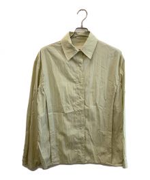 TODAYFUL（トゥデイフル）の古着「Sidetuck Silky Shirts」｜カーキ