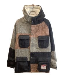 Harris Tweed（ハリスツイード）の古着「パッチワークコート」｜マルチカラー