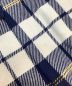 中古・古着 BURBERRY BLUE LABEL (バーバリーブルーレーベル) 半袖ワンピース ネイビー×ホワイト サイズ:38 未使用品：6000円