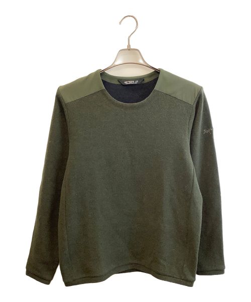 ARC'TERYX（アークテリクス）ARC'TERYX (アークテリクス) DONAVAN CREW NECK SWEATER カーキ サイズ:Sの古着・服飾アイテム