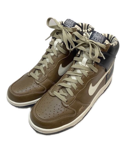 NIKE（ナイキ）NIKE (ナイキ) Nike Dunk High Premium Bfive ブラウン×ブラック サイズ:27の古着・服飾アイテム