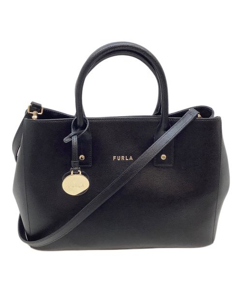 FURLA（フルラ）FURLA (フルラ) 2WAYバッグ ブラックの古着・服飾アイテム