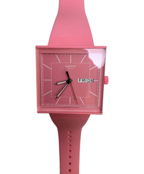 SWATCH（スウォッチ）SWATCH (スウォッチ) 腕時計 ピンクの古着・服飾アイテム