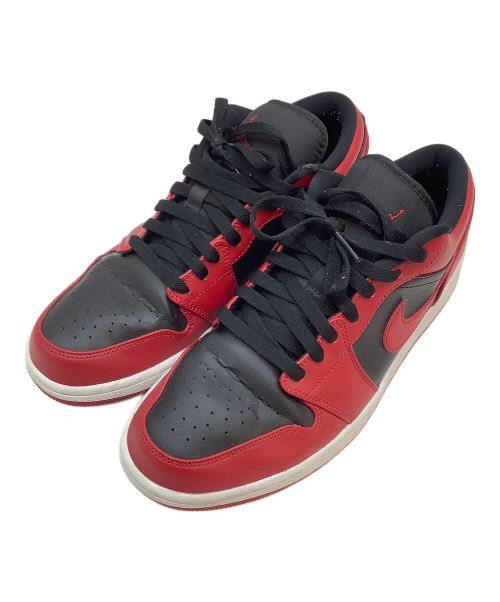 NIKE（ナイキ）NIKE (ナイキ) Air Jordan 1 Low ブラック×レッド サイズ:28の古着・服飾アイテム