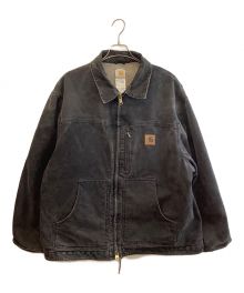 CarHartt（カーハート）の古着「Sherpa Lined Sandstone Ridge Coat」｜ブラック