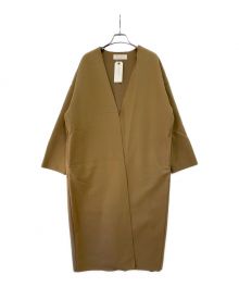 chocol raffine robe（ショコラフィネローブ）の古着「着流しノーカラーリングコート」｜ベージュ