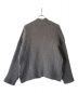 LIDnM (リドム) LILY YARN KNIT BLOUSON シェードグレー サイズ:S：2980円