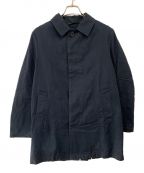 Traditional Weatherwearトラディショナルウェザーウェア）の古着「ライナー付ステンカラーコート」｜ネイビー