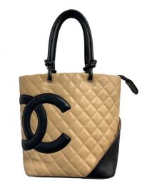 CHANEL（シャネル）の古着「トートバッグ」｜ベージュ×ブラック