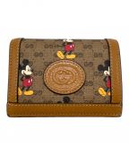 GUCCI×Disneyグッチ×ディズニー）の古着「2つ折り財布」｜ブラウン