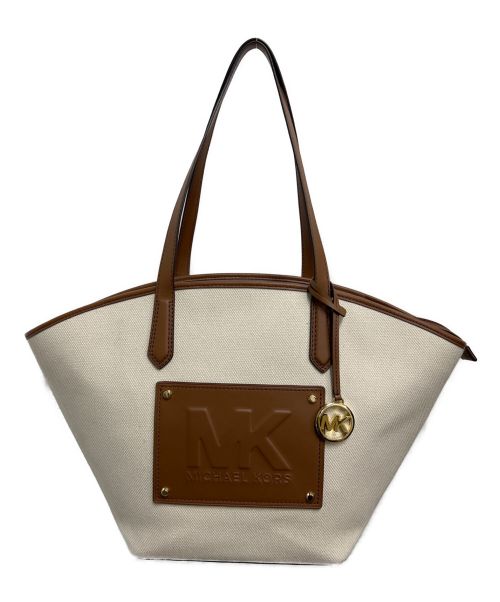 MICHAEL KORS（マイケルコース）MICHAEL KORS (マイケルコース) KIMBER トップジップ トート ラージ ラゲッジの古着・服飾アイテム