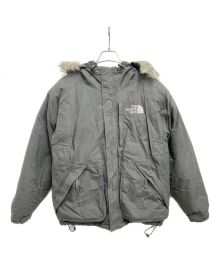 THE NORTH FACE（ザ ノース フェイス）の古着「フーデッドダウンジャケット」｜グレー