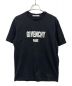 GIVENCHY（ジバンシィ）の古着「デストロイロゴTシャツ」｜ブラック