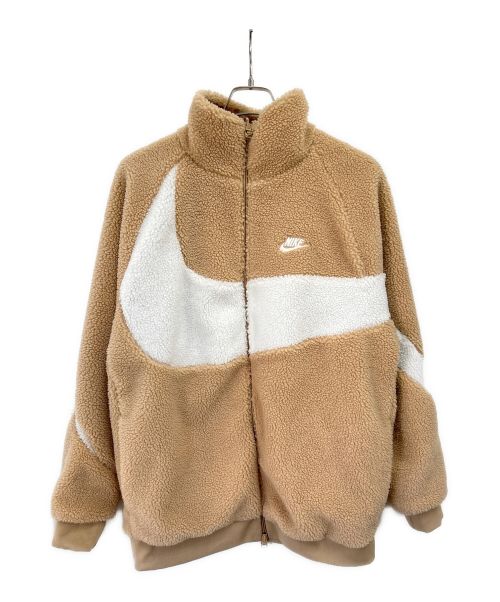 NIKE（ナイキ）NIKE (ナイキ) リバーシブルボアジャケット ベージュ サイズ:XLの古着・服飾アイテム