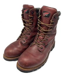 RED WING（レッドウィング）の古着「ロガーブーツ」｜レッド