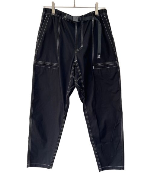 GRAMICCI（グラミチ）GRAMICCI (グラミチ) ステッチデザイン ベイカーパンツ ブラック サイズ:ASIA Lの古着・服飾アイテム