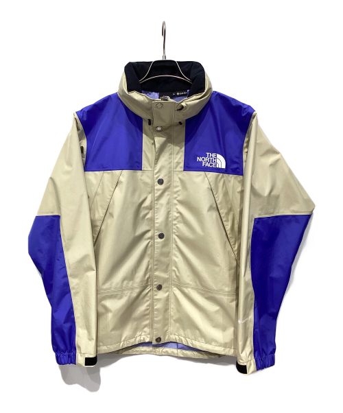 THE NORTH FACE（ザ ノース フェイス）THE NORTH FACE (ザ ノース フェイス) マウンテンレインテックスジャケット グラベル×ソーラーブルー サイズ:Lの古着・服飾アイテム