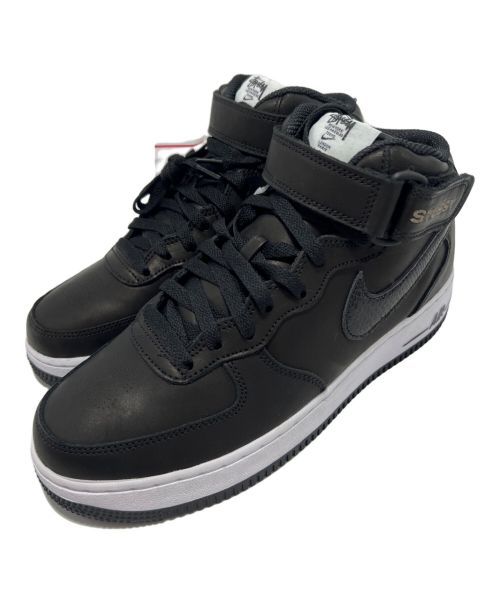 NIKE（ナイキ）NIKE (ナイキ) stussy (ステューシー) AIR FORCE1 ’07 MID ブラック サイズ:25.5の古着・服飾アイテム